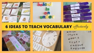 6 ideas to teach vocabulary to kids [upl. by Hacissej]