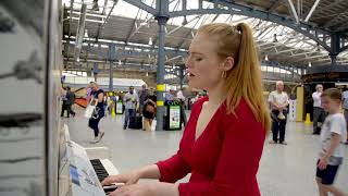 Freya Ridings  Lost Without You Live at Dublins Heuston Station [upl. by Millard]