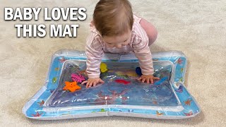 Splashinkids Inflatable Tummy Time Premium Water Mat Review  Baby Loves This Mat [upl. by Mccollum78]