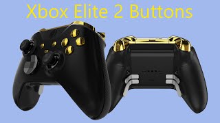 Xbox One Elite Series 2 Controller Replacement Buttons Installation Guide  eXtremeRate [upl. by Aylatan]