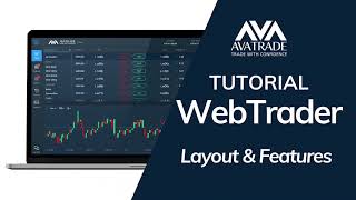 WebTrader Tutorial – Layout amp Features  AvaTrade [upl. by Naesyar]