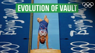 Evolution of the Women’s vault at the Olympics [upl. by Ethban]