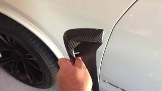 AutoTecknic BMW X5 Carbon Fender Vent Installation [upl. by Karena]