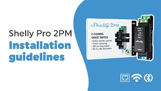 Shelly PRO 2PM  Installation video [upl. by Lauretta]