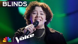 17YearOld Shyes FourChair Turn Performance of quotSupermanquot  The Voice Blind Auditions  NBC [upl. by Nacul]