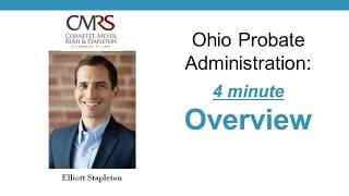 Four Minute Overview of the Probate Process in Ohio [upl. by Setiram]