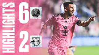 HIGHLIGHTS  Inter Miami 62 New York RB  Messi HISTORIC Performance 5 ASSISTS and ONE GOAL  MLS [upl. by Zilla]