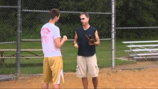 Epic Father amp Son Distance Baseball Throw Competition [upl. by Aronek]