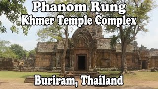 Ancient Khmer Temple in Thailand Phanom Rung in Buriram Thailand ปราสาทหินพนมรุ้ง [upl. by Ahsaeit534]