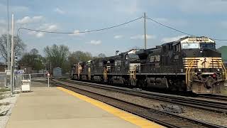 Elkhart IN Norfolk Southern Manifest Yarding  41523 [upl. by Hasheem]