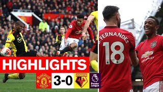 Highlights  Manchester United 30 Watford  Premier League 201920 [upl. by Anjela]