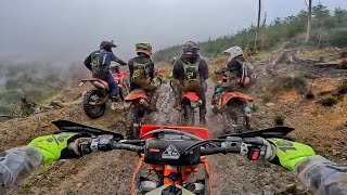 Wildest Dirt Bike Ride Of The Year Goon Riding Full Sends amp Extreme Muddy trails [upl. by Krm]