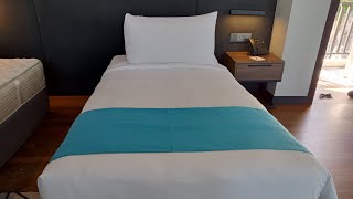 how to making the bedhotel bedroombed making artHousekeeping bed makingRB LOVEyoutubevideo [upl. by Eindys]