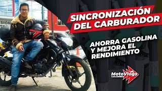 AKT CR4  MEJORA el RENDIMIENTO de la MOTO con esta sincronización de CARBURADOR [upl. by Ydnir]