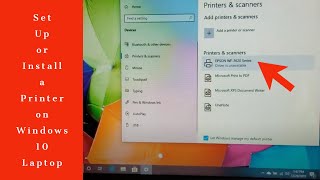 Set Up or Install a Printer on Windows 10 Laptop 2020 [upl. by Eniarol]