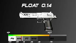 CSGO Desert Eagle  Printstream  Skin wearfloat [upl. by Eelsel]