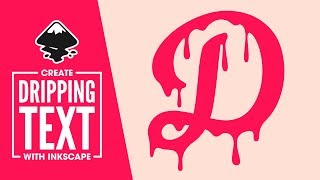 Inkscape Tutorial Dripping Text Effect [upl. by Anirpas]