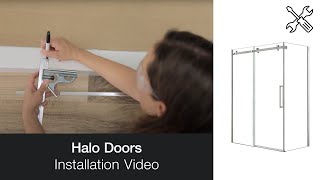 MAAX Halo Shower Door Installation [upl. by Anamuj]