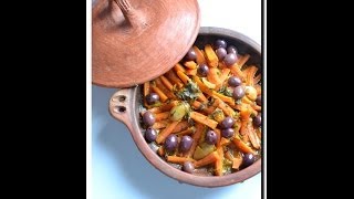 Cuisine Marocaine tajine de poulet aux carottes et aux olives [upl. by Demp]