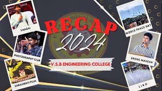 Timeline 2024  Glimpses  VSB Engineering College [upl. by Edals]