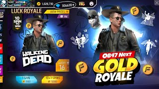 Ob 47 Next Gold Royale Event Free Fire 💥 Lucky Wheel Discount Event Free Fire  Free Fire New Event [upl. by Aenil]