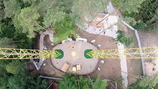 80 Meter Sling Shot  Merlin And The Magic Circle ONRIDE Video Freizeitland Geiselwind NEW 2021 [upl. by Fita261]