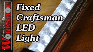 Fixed LED Worklight Battery Replacement [upl. by Flanigan911]