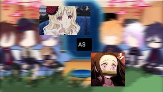 Diabolik Lovers react to Yui as Nezuko AU [upl. by Hadeis]