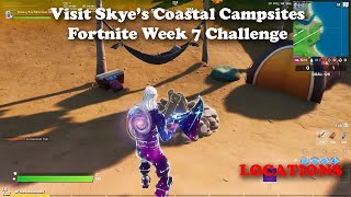 Visit Skye’s Coastal Campsites LOCATIONS  Week 7 Challenge  Fortnite [upl. by Nilesoy]