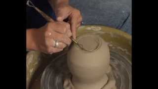 Danielle  The Clay Lady  Pottery Trimming Tutorial [upl. by Suzann]