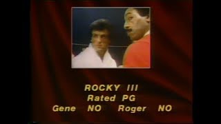 Rocky III 1982 movie reviews  Sneak Previews with Roger Ebert and Gene Siskel [upl. by Sert484]