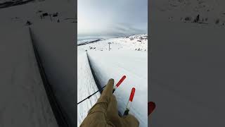 WORLDS LONGEST RAILSLIDE ON SKIS [upl. by Ajram233]