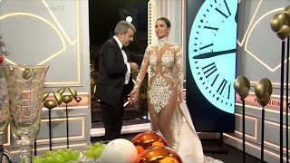 Cristina Pedroche desvela su vestido para las campanadas 20152016 de Antena 3 [upl. by Etnohc]