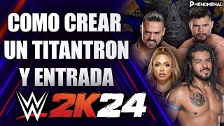 LEGADO DEL FANTASMA  Como crear un Titantron y Entrada en WWE 2K24  Tio Phenomenal [upl. by Frisse83]