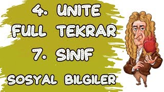 7 SINIF 4 ÜNİTE FULL TEKRAR  BİLİM TEKNOLOJİ VE TOPLUM [upl. by Golliner606]