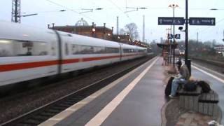 ICE speeding through Osnabrück [upl. by Gimble]