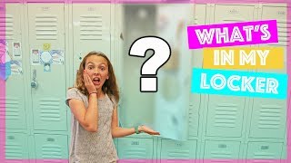 Whats In My Locker Last Day Of School Edition  DIY Locker Decor [upl. by Odarbil]