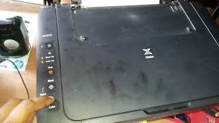 how to reset canon printer g2000 mg 2570 e510  e500 [upl. by Assele]