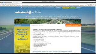 How to Pagare il quotmancato pagamentoquot di Autostrade online [upl. by Ahsaeit745]