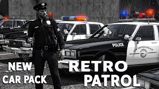 New Car Pack  Rotary Lights  1980s Retro Patrol GTA5 LSPDFR [upl. by Byler]