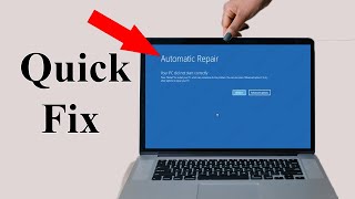 Fix your pc did not start correctly windows 10  11  Fix automatic repair loop Quick fix [upl. by Eniledgam]