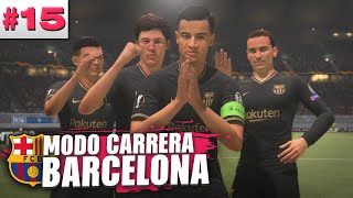 SEMIS de EUROPA LEAGUE amp CAMPEONES de LIGA  FIFA 21 Modo Carrera Barcelona 15 [upl. by Eedebez]