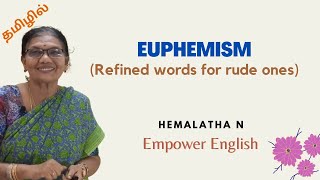 English Vocabulary  Euphemism  in Tamil  Empower English [upl. by Hobard246]