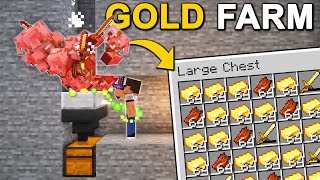 EASIEST Gold Farm in Minecraft 121 Tutorial [upl. by Virendra816]