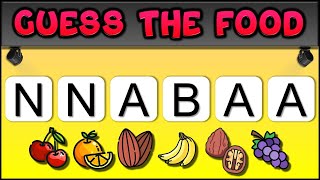 Scrambled Word Game 15  Guess 6 Letter FOOD  Jumbled Words  Facts amp Fun with Tez [upl. by Toinette]