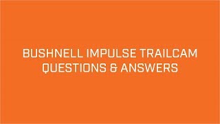 Bushnell Impulse Trail Camera Setup amp FAQs [upl. by Torey314]