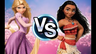 RAPUNZEL VS MOANA BATALLA DE RAP EN ESPAÑOL [upl. by Noemi439]