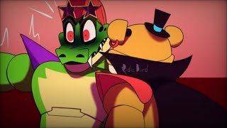 FREDDYS KISS FNAF Comic Dub [upl. by Earaj211]