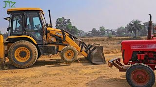 Home construction work by Jcb 3dx ampamp Mahindra tractor 275 Di jcb tractor videojcb tractorlove [upl. by Assila]