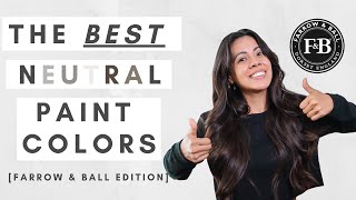 The Best Neutral Paint Colors  Farrow amp Ball Edition [upl. by Ardnasac]